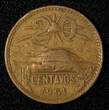 20 Centavos Mexico ESTADOS UNIDOS MEXICANOS Bronze 1951 Mo  SCARCE DATE KM#439(2) Uncertified