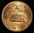 20 Centavos MEXICO Bronze 1971 Mo  Red KM# 440 (27 285) Uncertified