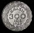 300 Reis BRAZIL Copper-Nickel 1938  Getúlio Dornelles Vargas KM# 546 (27 652) Uncertified