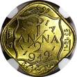 1/2 Anna India-British George VI 1942  NGC MS65 GEM BU KM# 534b.2 (042)