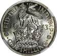 United Kingdom 1 Shilling GREAT BRITAIN George VI Silver 1943  English Crest NGC MS62 KM#853 (4)