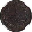 1 Centesimo Italy Vittorio Emanuele III Bronze 1905 R  NGC MS62 BN KM# 35 (043)