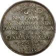 Czechia Medal Czech Republic Silver 1935  Tomas G. Masaryk 85th birthday 32mm aUNC (921)