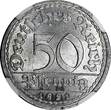 50 Pfennig Germany, Weimar Republic 1921 A  NGC MS64 Berlin Mint KM# 27 (9)