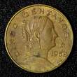 5 Centavos MEXICO Bronze 1968 Mo  Large type KM# 426 (27 911) Uncertified
