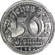 50 Pfennig Germany, Weimar Republic 1920 D  NGC MS64 GEM BU Munich Mint KM# 27(1)