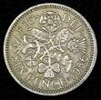 United Kingdom 6 Pence GREAT BRITAIN Elizabeth II 1956  KM# 903 (26 994) Uncertified