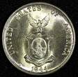 20 Centavos Philippines Silver 1944 D  GEM BU Nice Toning KM# 182 (27 252) Uncertified