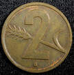 2 Rappen SWITZERLAND Bronze 1955 B  KM# 47 (23 397) Uncertified