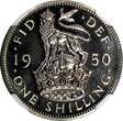 United Kingdom 1 Shilling GREAT BRITAIN George VI PROOF 1950  English Crest NGC PF63 KM#876 (21) PP