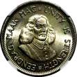 10 Cents South Africa Silver Jan van Riebeeck 1961  NGC MS65 1st Year KM# 60 (43)