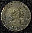 50 Centimes FRANCE Aluminum-Bronze 1921  KEY DATE KM# 884 (27 990) Uncertified