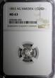 1/32 Riksdaler SWEDEN Silver 1853 AG  Large 