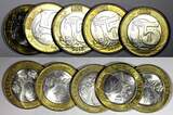 5 Lei MOLDOVA 2018  24.4 mm Bimetallic KM# 155 GEM UNC/BU RANDOM PICK (1 Coin) unz
