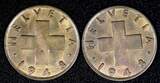 2 Rappen Switzerland Bronze 1948  GEM BU KM# 47 RANDOM PICK (1 Coin) (23 901) Uncertified
