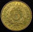 5 Markkaa FINLAND Aluminum-Bronze 1951 H  UNC KM# 31a (21 030) unz