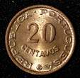 20 Centavos Mozambique Bronze 1961  UNC Toned KM# 85 (27 672) unz
