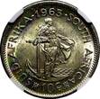 10 Cents South Africa Silver 1963  Jan van Riebeeck NGC MS63 GEM BU KM# 60 (041)