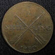 Skilling SWEDEN Carl XIV Johan Copper 1830 1  Last Year Type KM# 597 (555) Uncertified