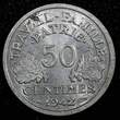50 Centimes France Aluminum 1942  WWII Issue KM# 914.1 (24 975) Uncertified