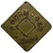 TOKEN COSTA RICA LAS PAVAS ROHRMOSER HNOS LTD COFFEE SQUARE  29mm R-SJS 31 (647)