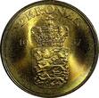2 Kroner Denmark Frederik IX Aluminum-Bronze 1957 C S  GEM BU 31mm KM# 838.2(8) Uncertified