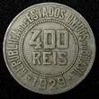 400 Reis 1927 BRAZIL Copper-Nickel 1929  Liberty 30.2mm KM# 520 (27 794) Uncertified