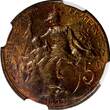 5 Centimes FRANCE Bronze 1906  NGC MS63 RB Nice Toned KM# 842 (010)