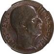 5 Centesimi ITALY Vittorio Emanuele III Bronze 1938 XVI R  NGC MS64 BN KM# 73 (5)