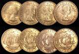 United Kingdom 1/2 Penny GREAT BRITAIN Elizabeth II 1966  UNC KM# 896 RANDOM PICK (1 Coin) unz