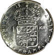 Sweden Gustaf VI Silver 1959 TS Krona NGC AU58 KEY DATE SCARCE KM# 826 (098)