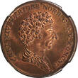 1/6 Skilling SWEDEN Carl XIV Johan 1832  NGC MS65 RB TOP GRADED KM# 634 (004)