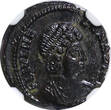 Nummus Roman HELENA AD 324-328/30 AE4 BI  NGC MS /GODDESS PAX (188)