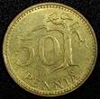 50 Pennia Finland Aluminum-Bronze 1969 S  UNC/BU Toned KM# 48 (24 112) unz