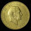 1 Krone DENMARK Frederik IX Aluminum-Bronze 1957 C S  KM# 837.2 (27 718) Uncertified
