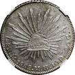 8 Reales MEXICO Silver 1882 MO MH  Mexico City NGC AU DETAILS KM# 377.10 (09)