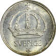 10 Öre Sweden Gustaf V (1907-1950) Silver 1943 G  BU KM# 813 (22 069) Uncertified