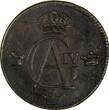 1/2 Skilling Sweden Gustaf IV 1802  Overstruck on 1 Ore 1730-1769 KM# 565 (294) Uncertified