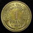 1 Franc FRANCE Aluminum-Bronze 1939  aUNC Gad# 470 KM# 885 (24 945)