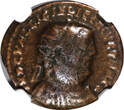 308 AD ROMAN Licinius I AS CAESAR AD 308-324 BI REDUCED NUMMUS /JUPITER ZEUS NGC (010)