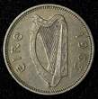 1963 Shilling 1963 Ireland Republic Copper-Nickel  Bull KM# 14a (28 022) Uncertified