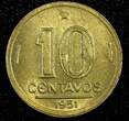 10 Centavos BRAZIL Jose Bonifacio Aluminum-Bronze 1951  KM# 561 (24 807) Uncertified