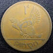 1 Penny Ireland Republic Bronze 1952  Hen with chicks KM# 11 (23 073) Uncertified