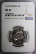 5 Drachmai GREECE Constantine II Copper-Nickel 1971  NGC MS64 KM# 100 (025)