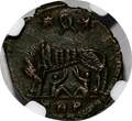 Nummus 330 n. Chr. Roman Empire Constantinian BI  AD 330-340 Roma/She-Wolf&Twins NGC ch.XF(9)