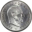 1 KRONE 1960-1971 DENMARK Frederik IX Copper-Nickel 1963  25.5mm Unc KM# 851.1 (21 263) Uncertified