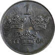 1 Öre Sweden Gustaf V Iron 1948  Unc KM# 810 (21 872) Uncertified