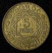 5 Francs Morocco Mohammed V Aluminum-Bronze 1365 (1946)  Y# 43 (27 629) Uncertified