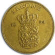 1 Krone Denmark Frederik IX 1954  KEY DATE 25.5mm Mintage- 584,000 KM# 837.1(23) Uncertified