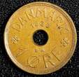 1 Øre Denmark Christian X Bronze 1938 GJ;N  GEM BU KM# 826.2 (23 808) Uncertified